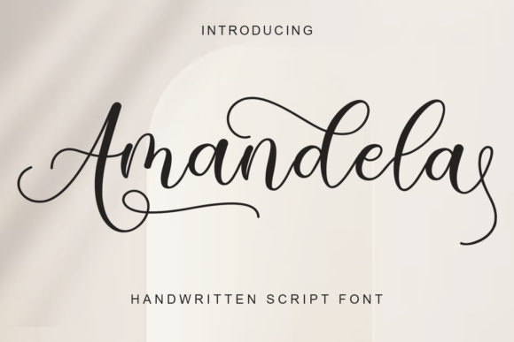 Amandela: A Magical Script Font