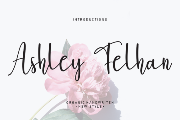 Ashley Felhan Font for Creative Projects