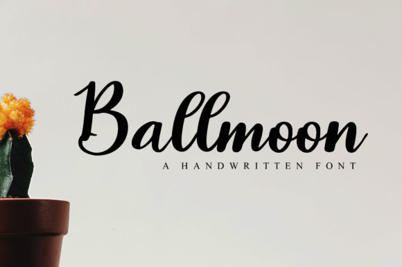 Ballmoon: A Refined Script for Elegant Design