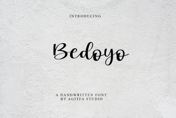 Bedoyo: A Script Font for Elegant Campaigns