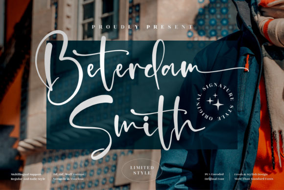 Beterdam Smith Font Review