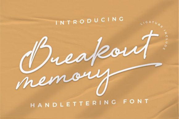Breakout Memory Font for Creative Projects