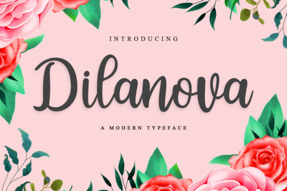 Dilanova: A Script Font for Elegant Campaigns