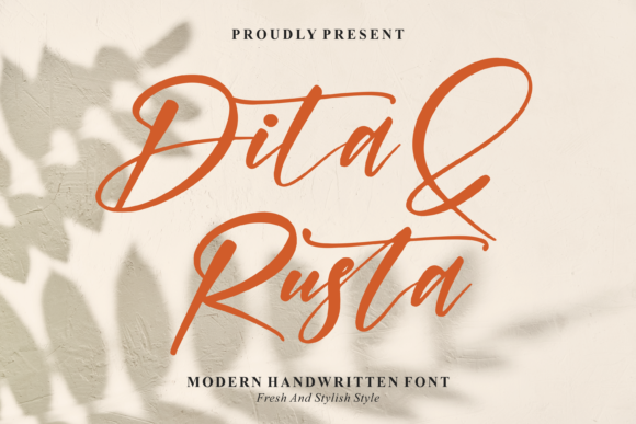 Dita Rusta: A Script Font for Creative Campaigns