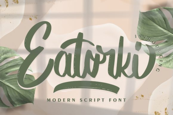 Eatorki: A Script Font for Web Design