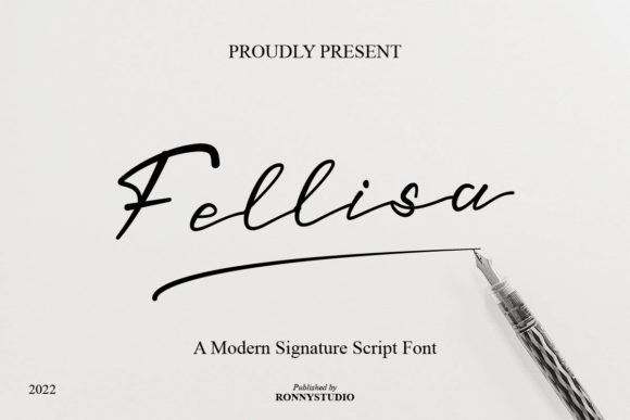 Fellisa: A Script Typeface for Elegant Editorial Design