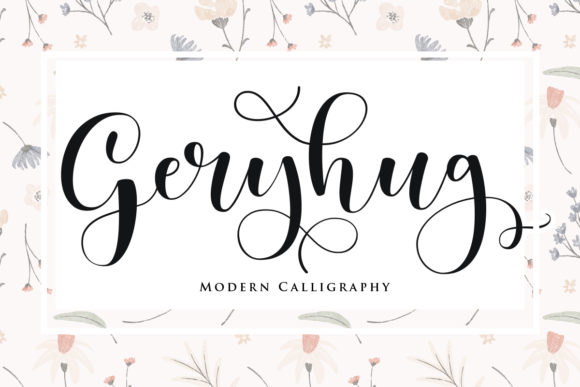 Geryhug: A Script Font That Elevates Editorial Design