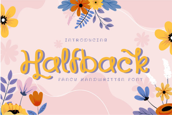 Halfback: A Handwritten Font for Creative Projects