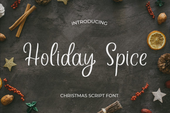 Holiday Spice Font: Festive Style for Digital Marketing