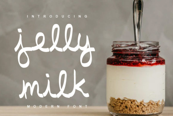 Jelly Milk: A Playful Script Font
