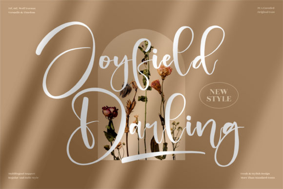 Joyfield Darling Font: Elegant Script for Editorial Design