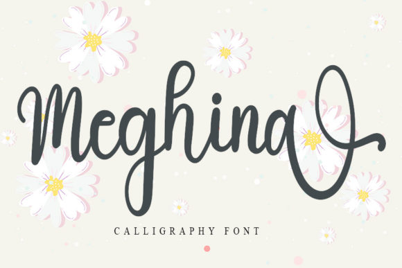 Meghina: A Handwritten Font for Elegant Design