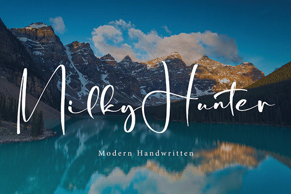 Milky Hunter: A Stylish Script Font