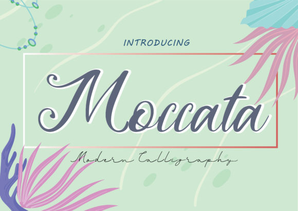 Moccata: A Script Font for Business Branding