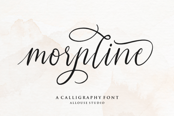Morpline: A Script Font for Creative Campaigns