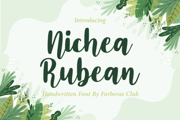 Nichea Rubean: A Script Font for Creative Projects