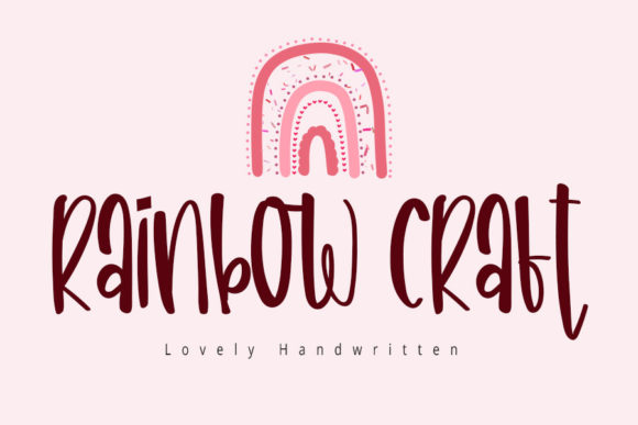 Rainbow Craft Font: A Whimsical Design Essential