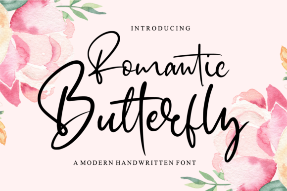 Romantic Butterfly Font Review