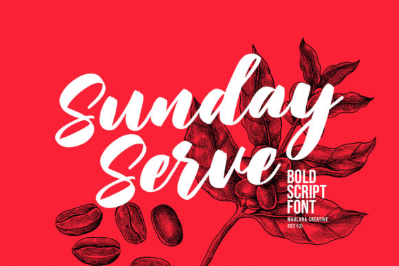Sunday Serve Font: Chic Script for Crafters