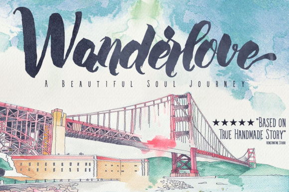 Wanderlove: A Script Font for Real Projects